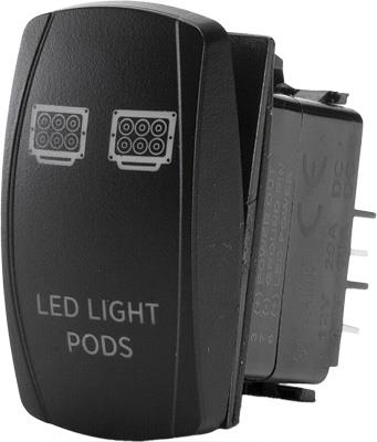 Flip SC1-AMB-L15 Dash Switch - LED Light Pods On/Off
