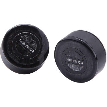 Highsider 254-340 Rocket Turn Signal - Rear - Black