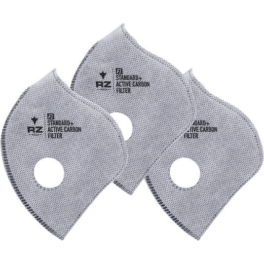 Rz Mask F1 Carbon Replacement Face Mask Filters - Lg - 3Pk
