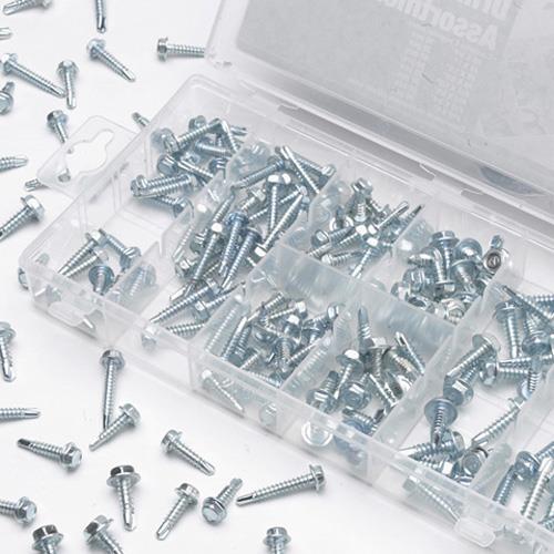 Performance Tools W5220 200 Piece Hex Head Drill Screw Assortment