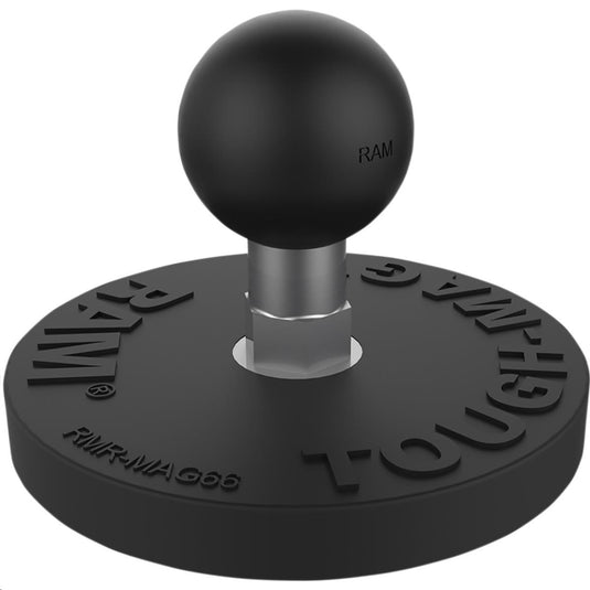 Ram Mounts RAM-B-MAG66U Ram Tough-Mag Magnetic Base Accomodates 66mm - RAM B 1in. Ball