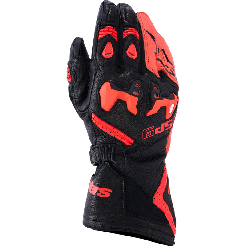 Load image into Gallery viewer, Alpinestars SP-9 Gloves (XXX-Large, Black/Fluo Red)
