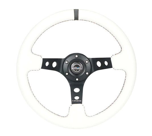 Nrg RST-006BK-WT-B NRG Steering Wheels - Reinforc