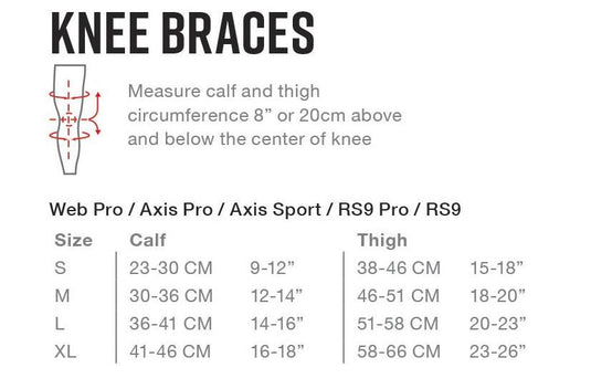 Evs RS9 Knee Brace - Pair (Medium, Black)