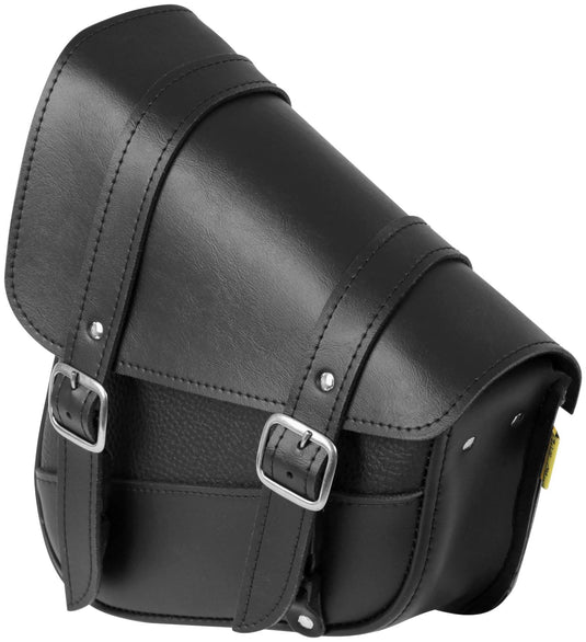 Willie & Max 59776-00 Revolution Universal Swingarm Saddlebag - Black