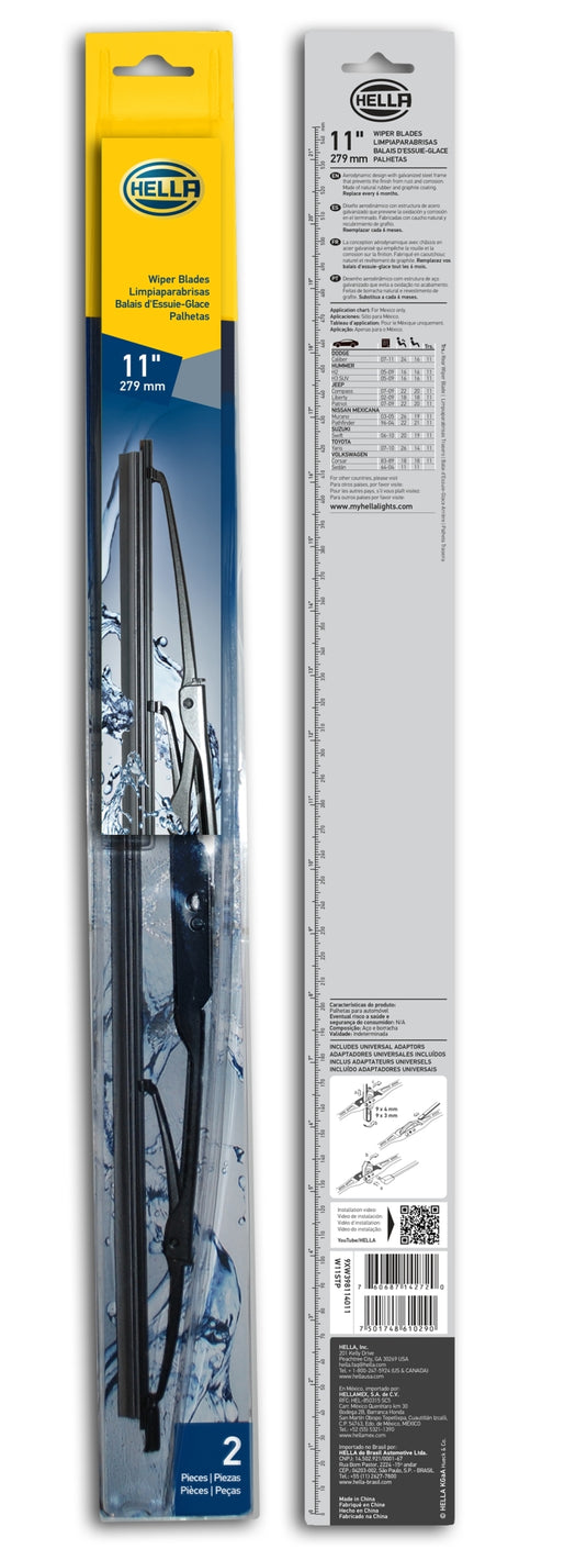 Hella 9XW398114011 HELLA Wiper Blades
