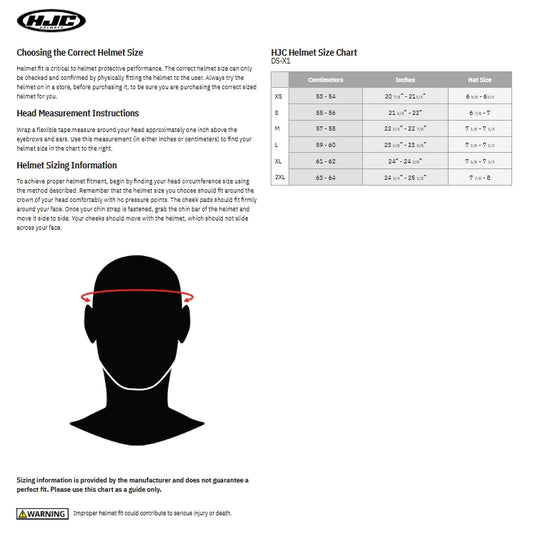 Hjc DS-X1 Solid Helmet (Small, Black)