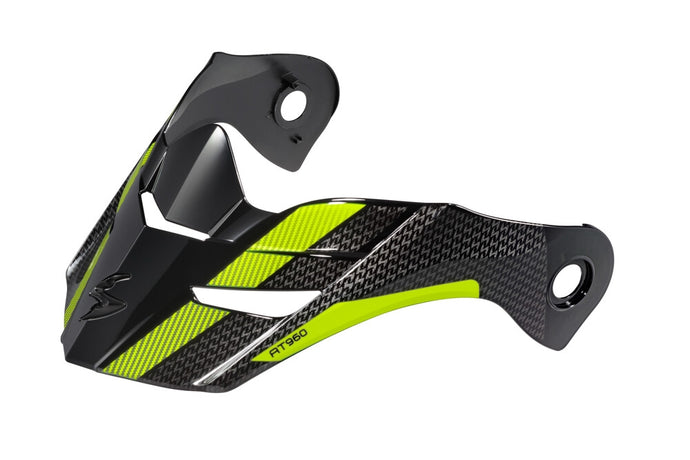Scorpion Peak Visor for EXO-AT960 Hicks Helmet - Black/Hi-Vis