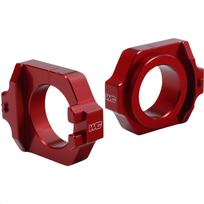 Works Connection 17-225 Elite Axle Blocks - Red