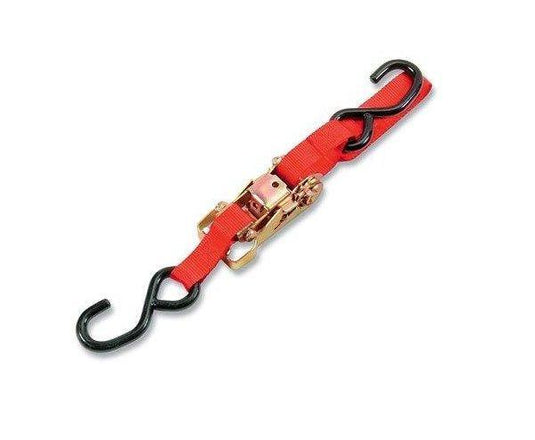 Parts Unlimited 131021 Heavy Duty Ratcheting Tie-Down - Red