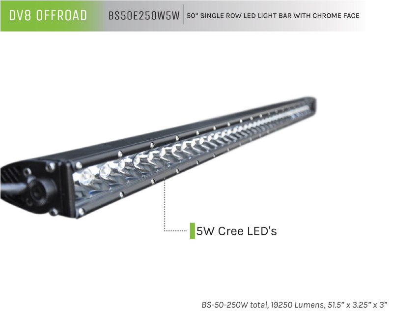 Load image into Gallery viewer, Dv8 Offroad BS50E250W5W DVE LED Light Bars &amp; Cubes
