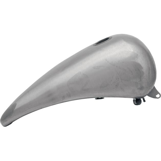 Drag Specialties 1914-1814 Dash Style One-Piece Gas Tank  w/ Fuel Gauge Bung & Single Screw-In Cap - 2in. Extended