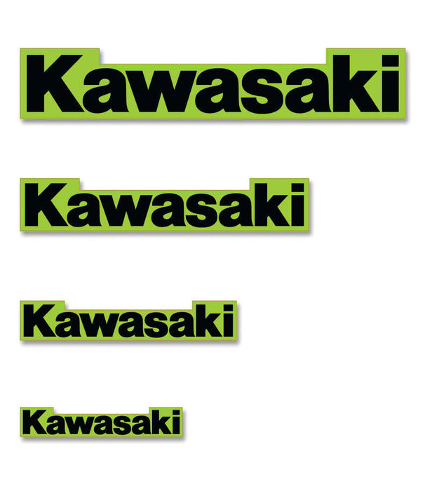 Dcor 40-20-106 Decal Pack - 6in. Logo - Kawasaki