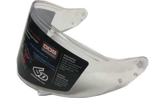 6D Face Shield for ATS-1R Helmet - Clear