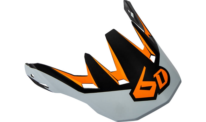 6D Visor for ATR-2 Youth Helmet - Drive Neon Orange