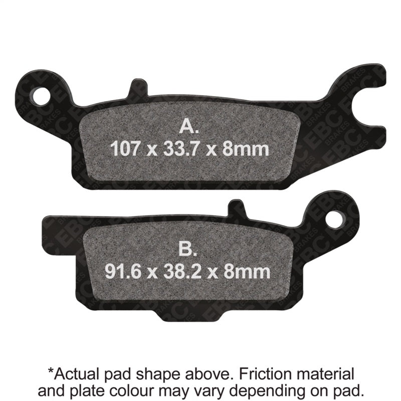 Load image into Gallery viewer, Ebc Powersports FA443R EBC R Sintered Brake Pads
