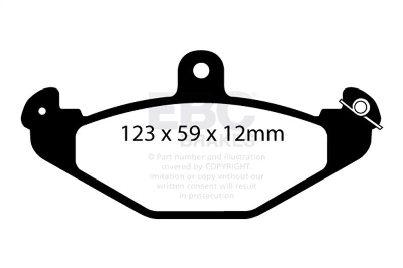 Load image into Gallery viewer, Ebc DP2885/2 EBC Greenstuff Brake Pad Sets
