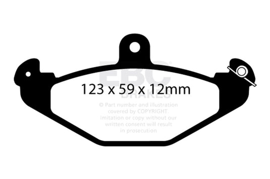Ebc DP2885/2 EBC Greenstuff Brake Pad Sets
