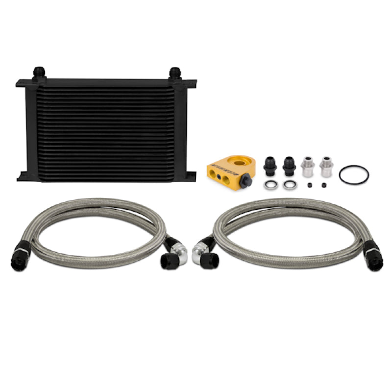 Load image into Gallery viewer, Mishimoto MMOC-UHTBK MM Oil Cooler - Univ - Tstat
