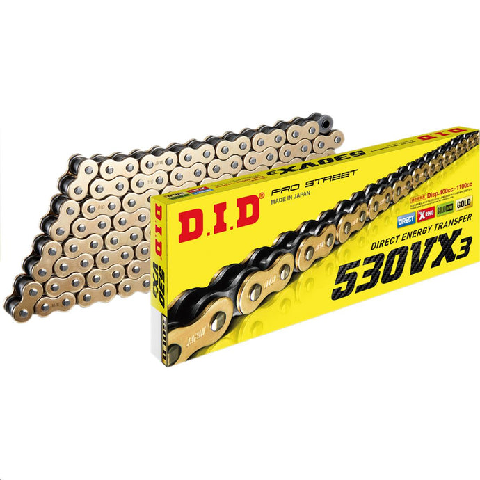 D.I.D 530VX3G25FT 530VX Series X-Ring Chain - 25ft.