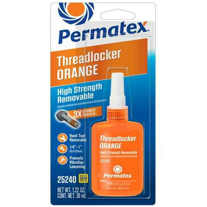 Permatex 25240 Liquid High Strength Removable Threadlocker - 36ml - 6/case
