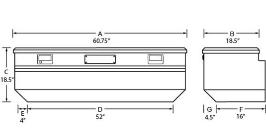 Tradesman 79460T TRA Flush Mount Box - Alum