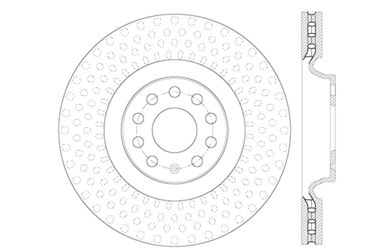 Load image into Gallery viewer, Stoptech 127.33144R ST Slot &amp; Drill Brake Rotors
