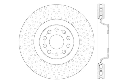 Stoptech 127.33144R ST Slot & Drill Brake Rotors