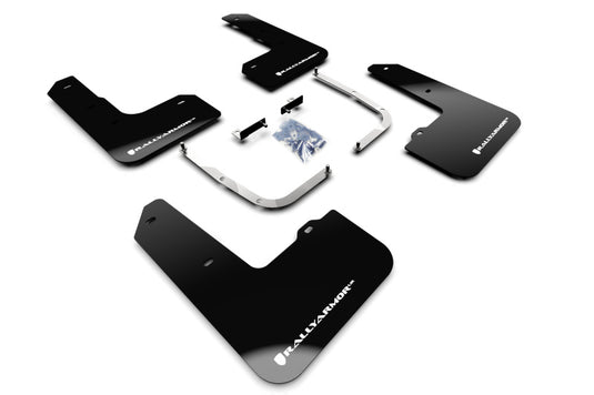 Rally Armor MF57-UR-BLK/WH RAL UR Blk Flap/Wht Logo