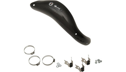 Moose Racing MPG45015F Pipe Guard by E Line for 4-Stroke Exhaust - Stock