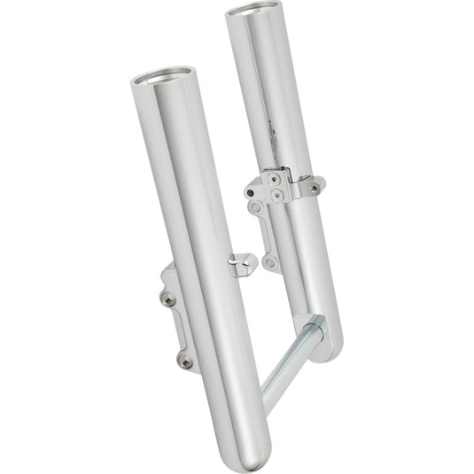 Arlen Ness 40-529 Hot Legs Dual Disc Fork Leg Set - Smooth - Chrome