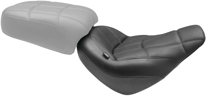 Mustang 75160 Standard Touring Seat - Cube Stitch - Black