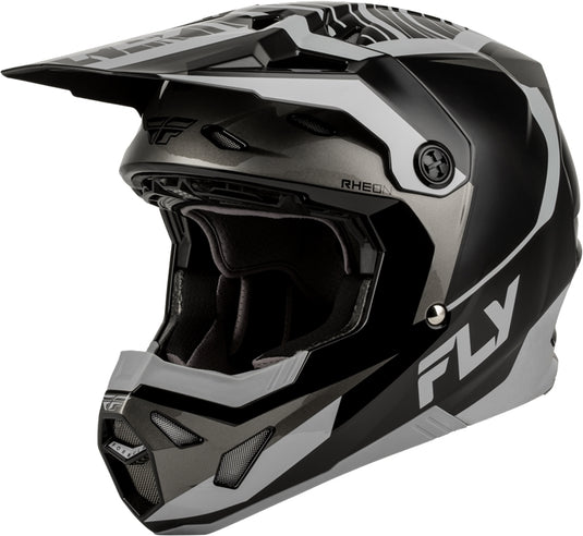 Fly Racing Formula CP Charge Helmet (Medium, Black/Gray/Light Gray)