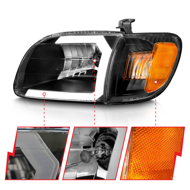 Load image into Gallery viewer, Anzo 111579 ANZ Crystal Headlights
