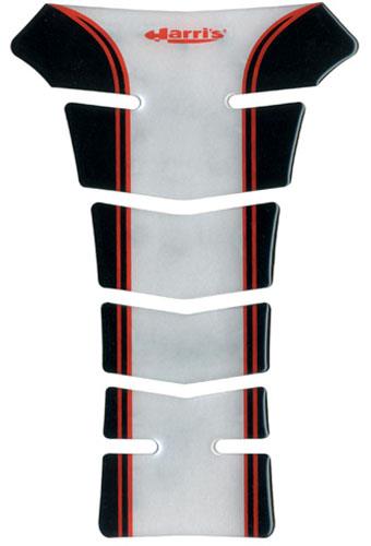 Harris Grips 13902-BN EVO Puzzle Tank Protector - White/Black