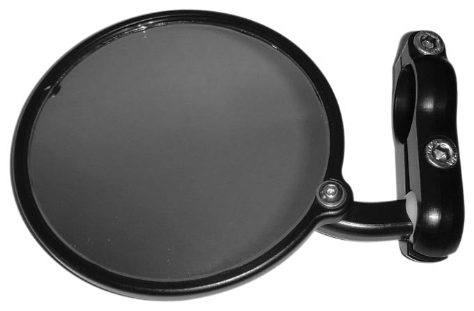 Crg HS-100-L Hindsight Left Side Bar End Mirror - Black