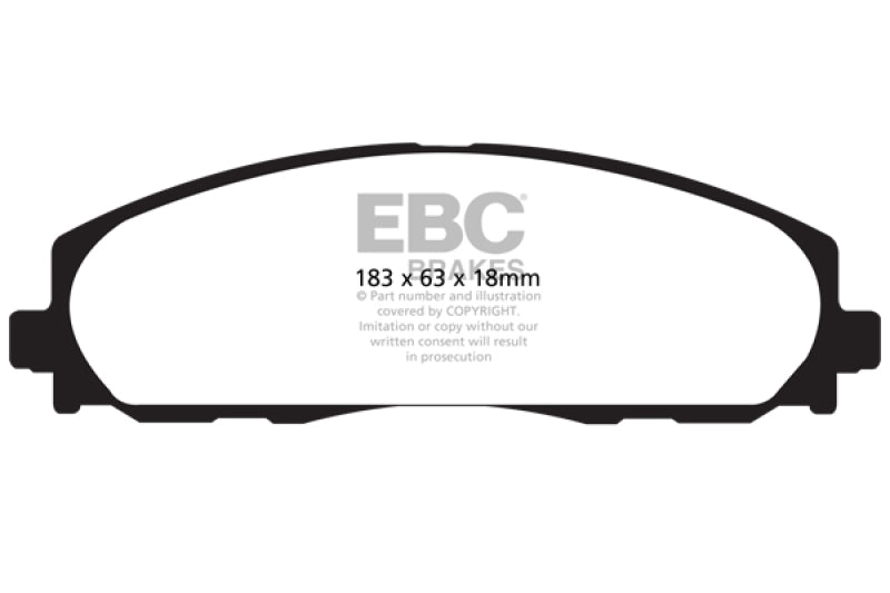 Load image into Gallery viewer, Ebc DP41888R EBC Yellowstuff Brake Pad Sets
