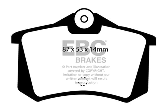 Ebc DP4999R EBC Yellowstuff Brake Pad Sets