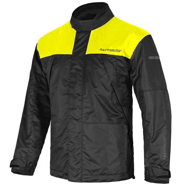 Load image into Gallery viewer, Tourmaster Sentry Evo Rain Jacket (XX-Large, Black/Hi-Vis)
