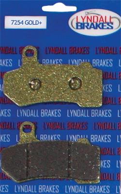 Lyndall Racing Brakes 7254 GOLD+ Gold+ Brake Pads