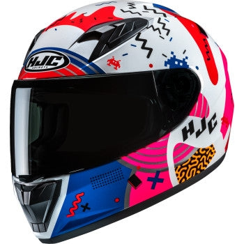 Load image into Gallery viewer, Hjc Y10 Mika Youth Helmet (Large, Blue/Pink (MC-28))
