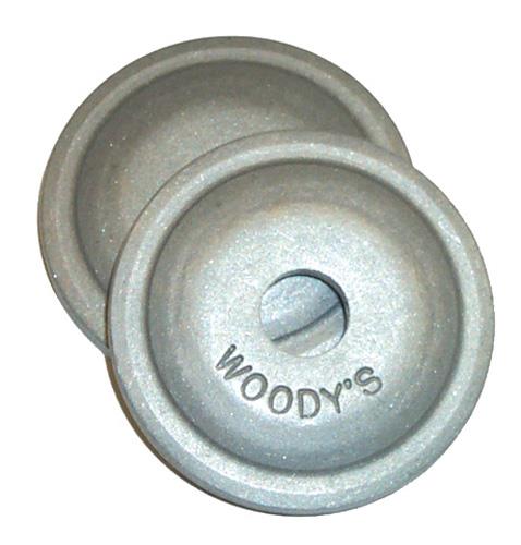 Woodys AWA-3775 Round Digger Aluminum Support Plates - 5/16in. - Natural (24pk.)