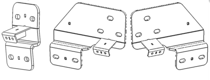 Load image into Gallery viewer, Go Rhino D64205TK GOR Dom Brackets
