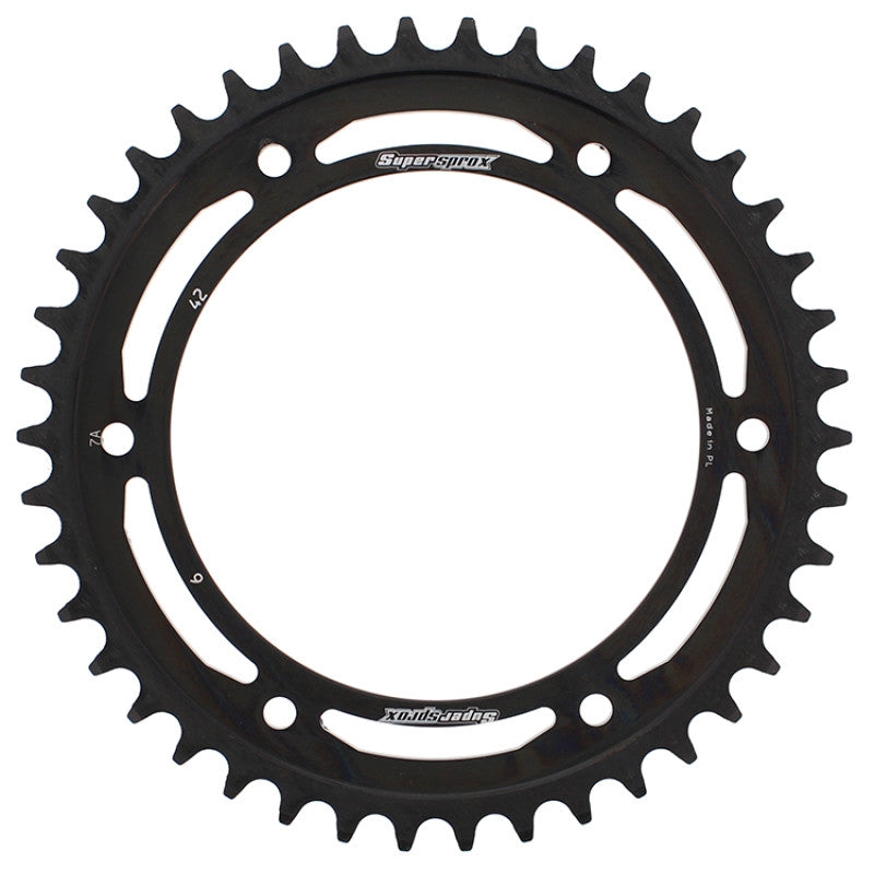 Supersprox RFE-6-42-BLK Steel Rear Sprocket - 42T