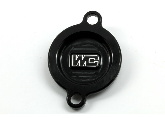 Works Connection 27-100 Oil Filter Cover - Black