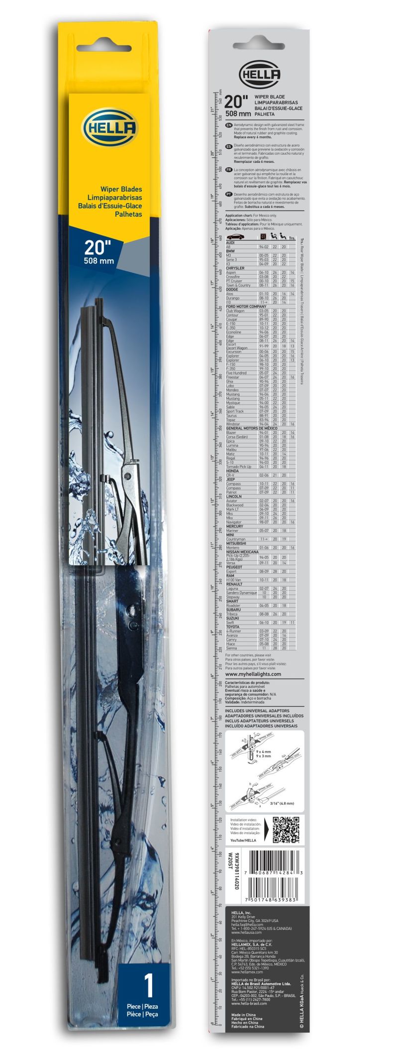 Load image into Gallery viewer, Hella 9XW398114020 HELLA Wiper Blades
