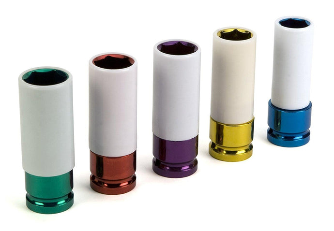 Performance Tools W32902 5 Piece DR Thin Wall Imp Sockets - 1/2in.