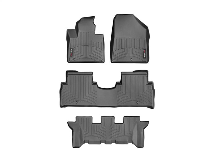 Weathertech 44770-1-2-3 WT FloorLiner - Front - Blk