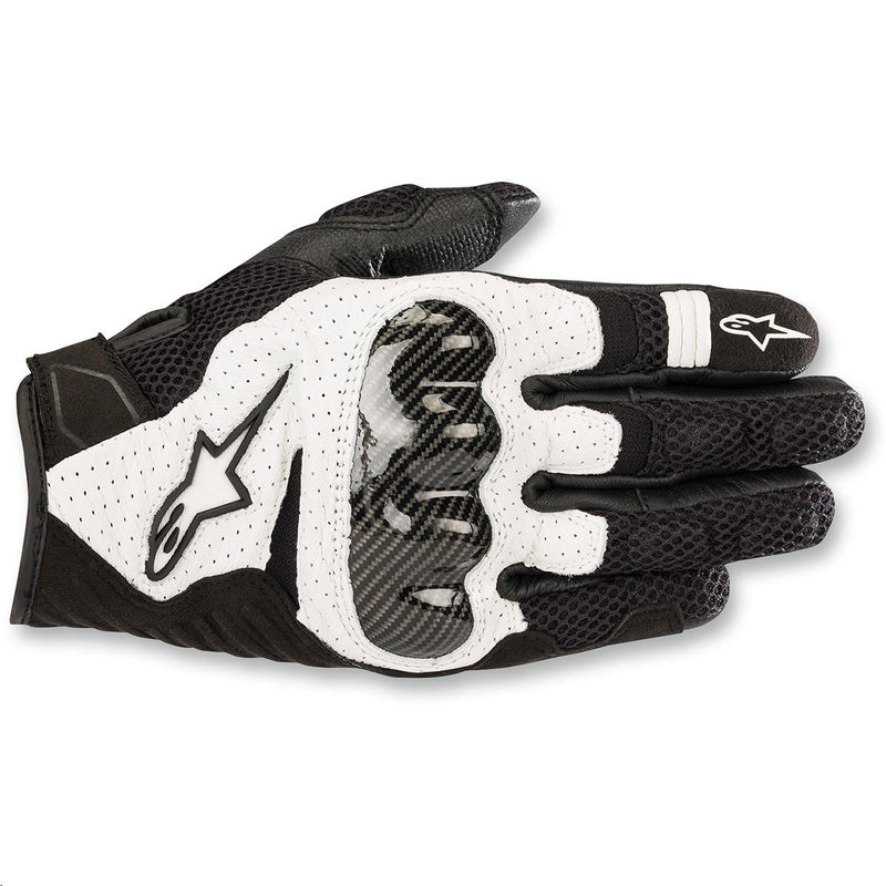 Alpinestars SMX-1 V2 Air Gloves Black/White Black