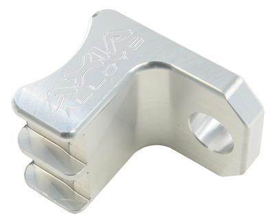 Axia Alloys MODHW-C Horizontal Bar Flag Mount with 1/2in. Hole - Silver